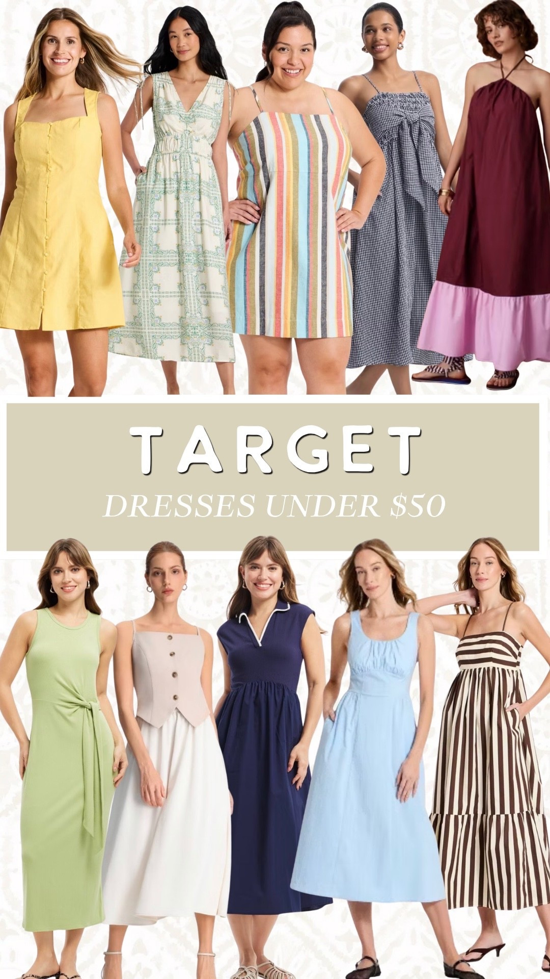 Loving these Target dresses for under $50!! So many great picks 🤍🔗

#LTKSaleAlert #LTKootd