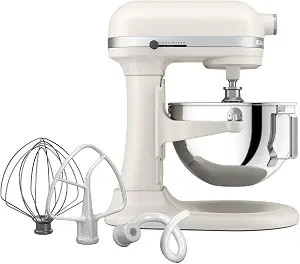 KitchenAid 5.5 Quart Bowl-Lift Stand Mixer with 11 Speeds, KSM55SXXX, Porcelain White | Amazon (US)