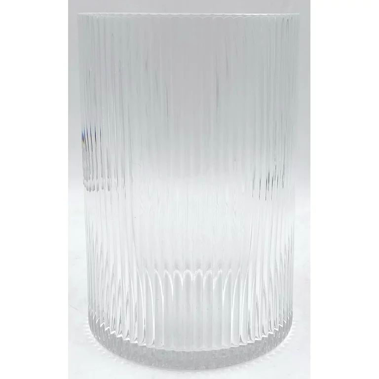 Better Homes and Gardens Glass Pillar Candle Holder Hurricane Large Clear | Walmart (US)