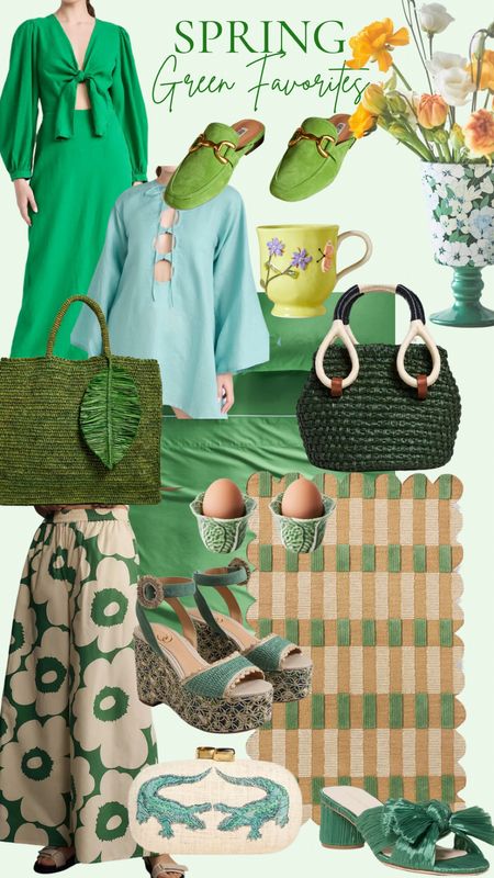 Green picks for spring 

#LTKshoecrush #LTKitbag #LTKSpringSale