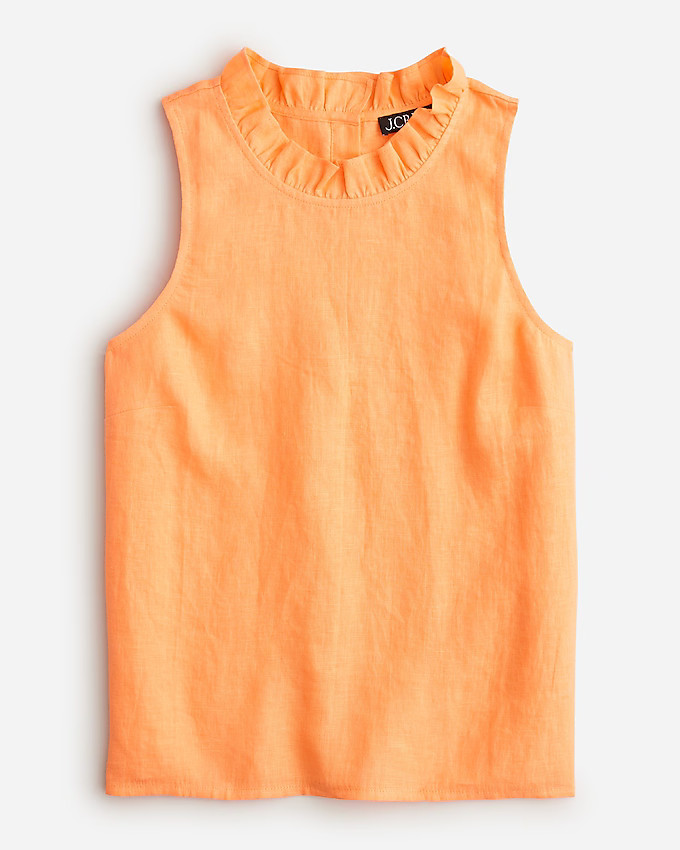 Fleur top in linen | J. Crew US
