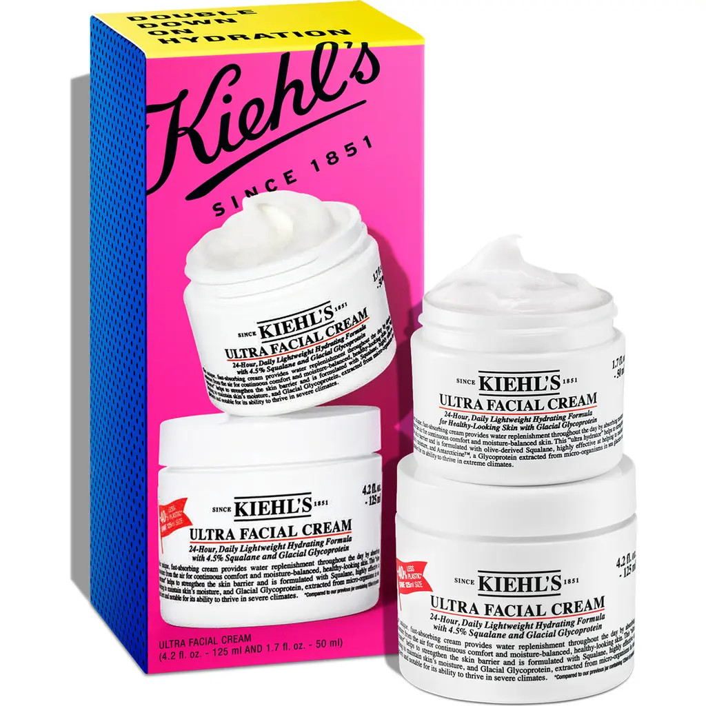 Kiehl's Since 1851 Ultra Facial Cream Home & Away Duo $106 Value at Nordstrom | Nordstrom