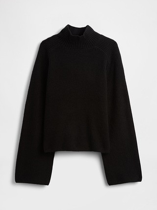 CashSoft Shaker-Stitch Turtleneck Sweater | Gap (US)