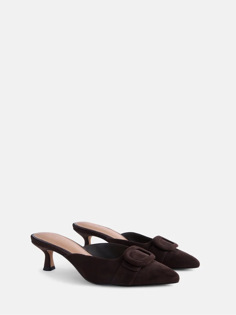 Free Assembly Women's Heeled Mules | Walmart (US)