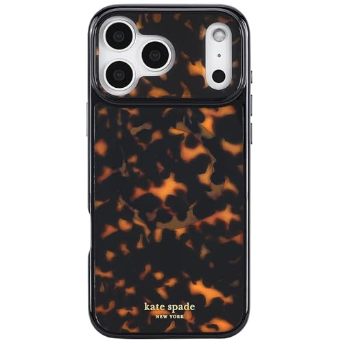 kate spade new york iPhone 17 Pro Max Case - Compatible with MagSafe - Designer Phone Case - Tortoise Brown | Amazon (US)