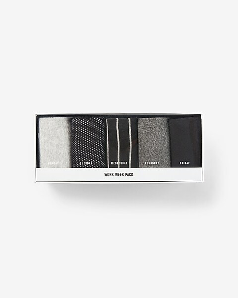 5 Pack Dress Socks Gift Box | Express