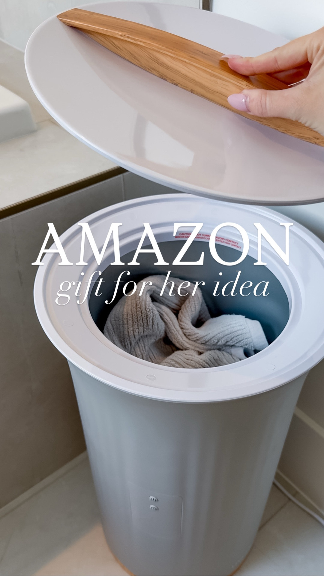 This towel/blanket warmer from Amazon is truly the best thing EVER! ❤️‍🔥 It would make the perfect GIFT FOR HER! 💕 We use it for towels, blankets, pajamas, robes, cozy socks and more! 🙌🏼

#amazonfinds #giftforher #thesistershoppers #asmr #asmrsounds

#LTKmomlife #LTKdayinmylife #LTKHome