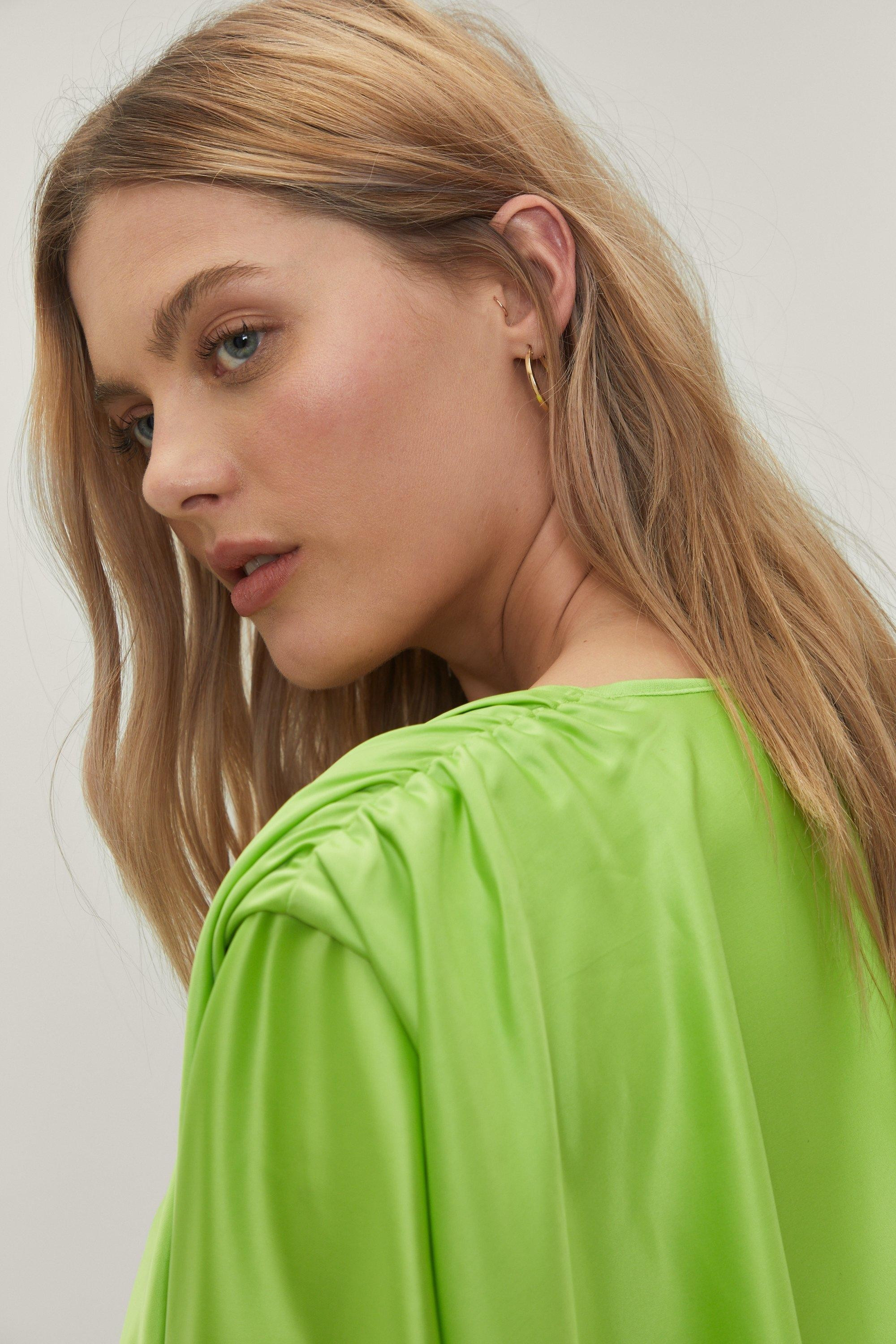 Plunge Extreme Batwing Sleeve Mini Dress | Nasty Gal (US)