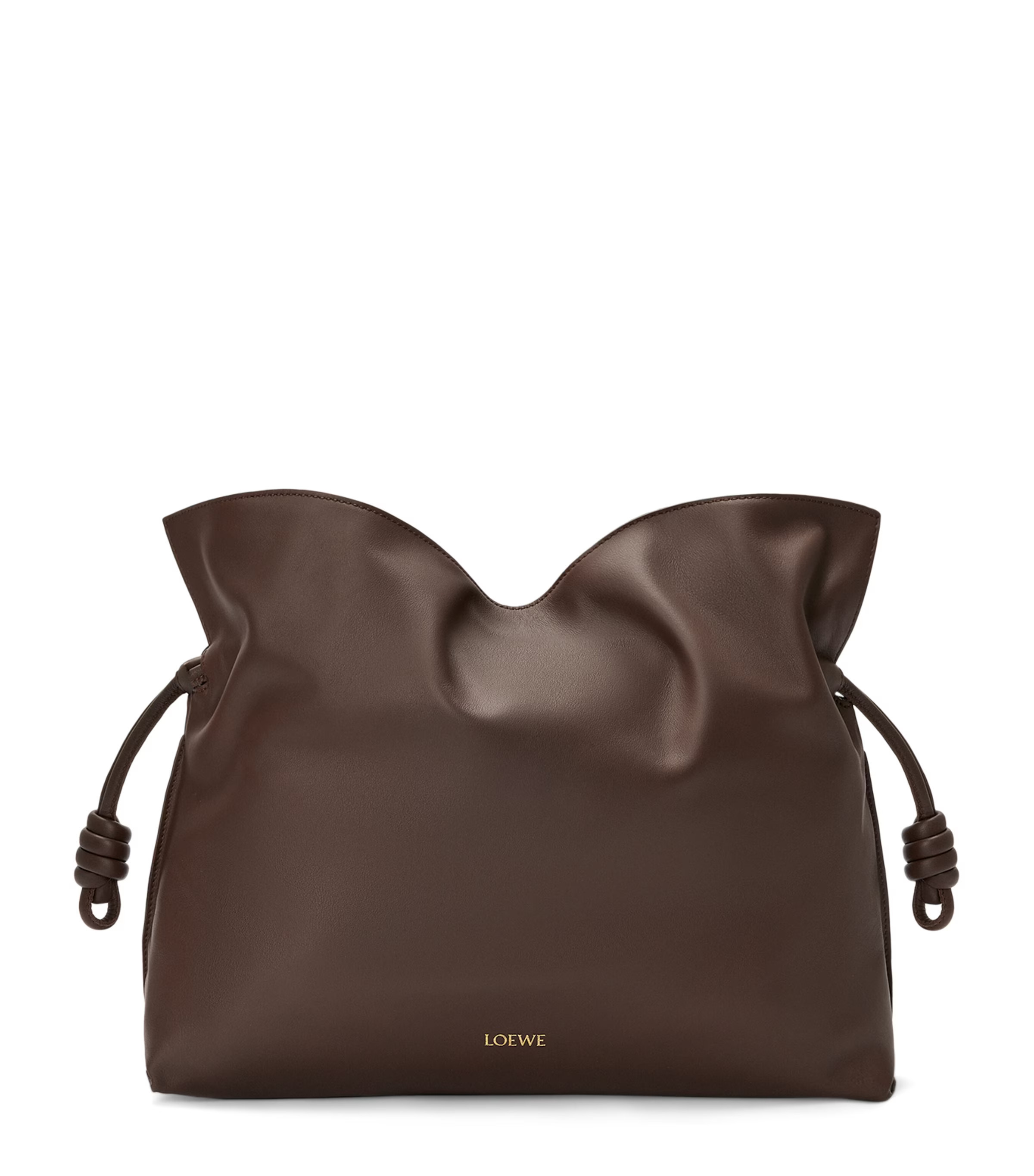 Loewe Large Leather Flamenco Purse | Harrods (US)