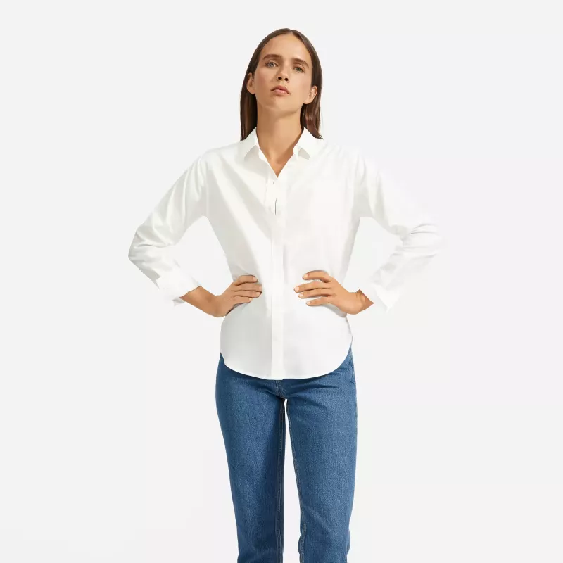 The Clean Silk Relaxed Shirt curated on LTK