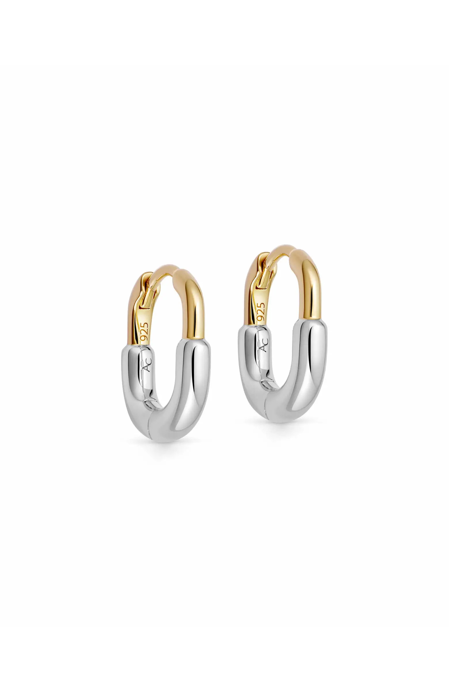 Astley Clarke Gold & Silver Aurora U-Hoop Huggie | Nordstrom | Nordstrom