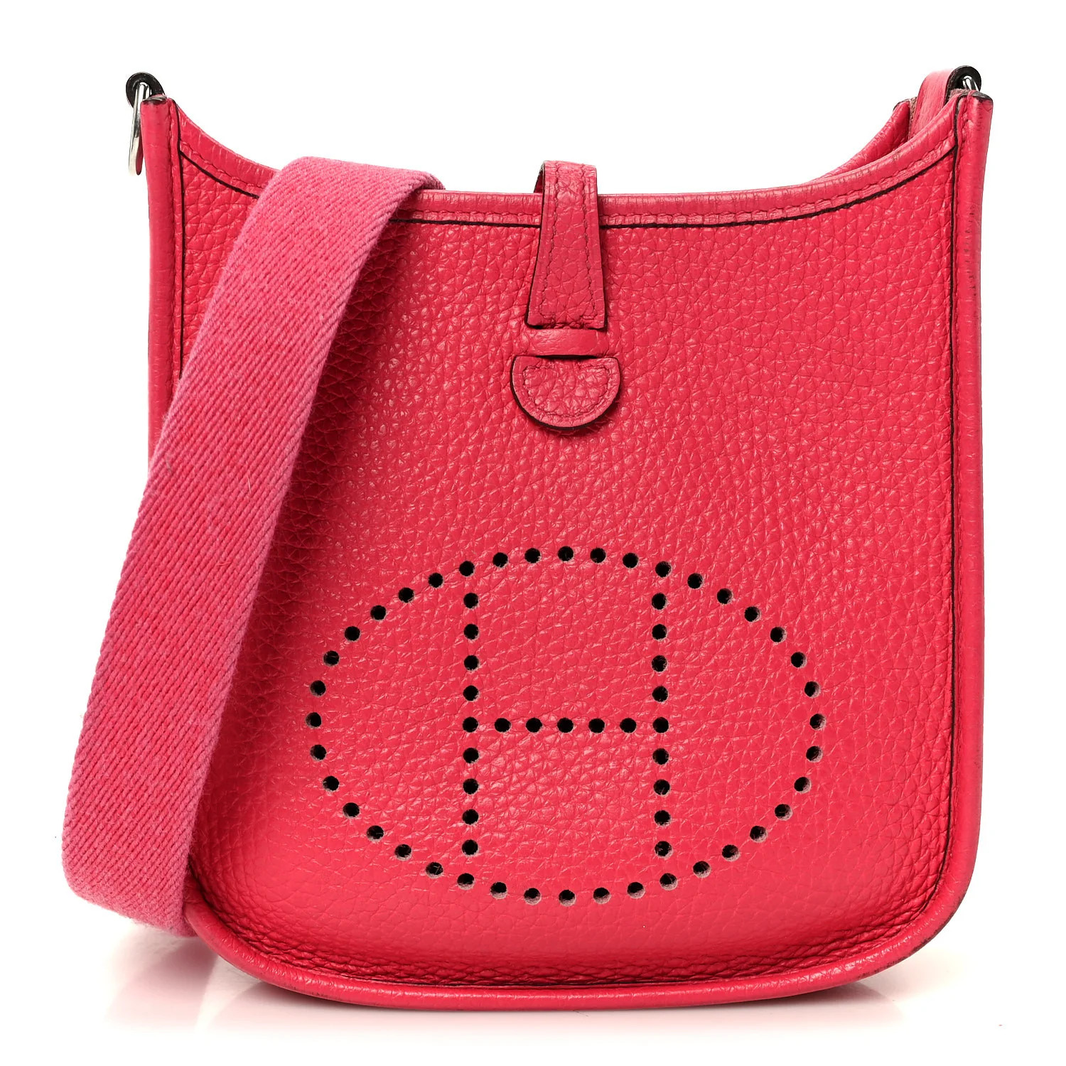 Hermes Taurillon Clemence Evelyne TPM Rose Extreme 1869526 | FASHIONPHILE (US)