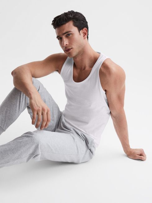 Vinnie
                Cotton Stretch Vest | Reiss US