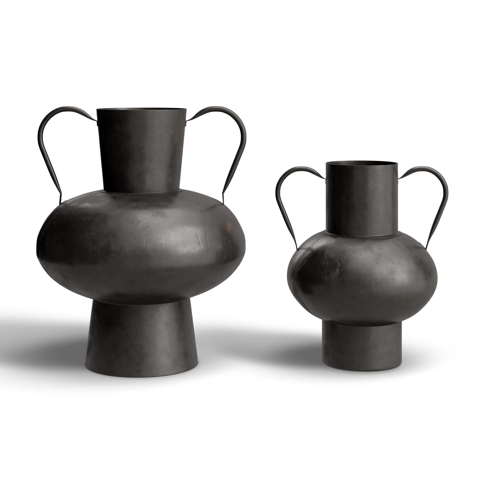 Ryder Metal Decorative Urns & Jars (Set of 2) | Wayfair North America