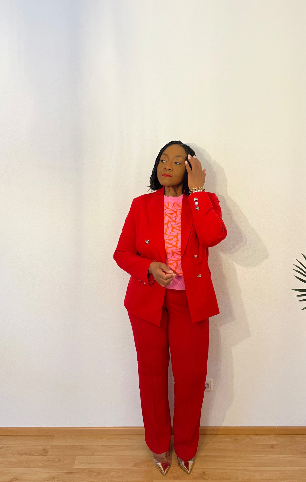 Red power suit ❤️
•


#LTKplussize #LTKeurope #LTKworkwear