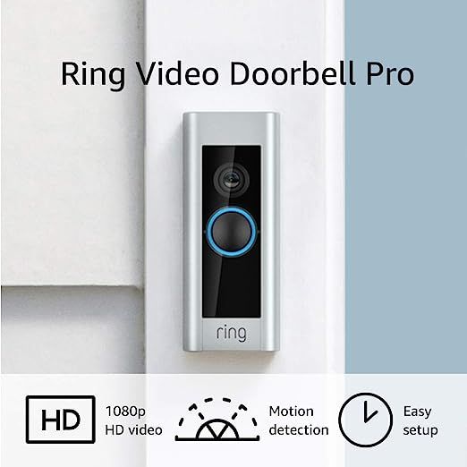 Ring Video Doorbell Pro, with HD Video, Motion Activated Alerts, Easy Installation (existing door... | Amazon (US)
