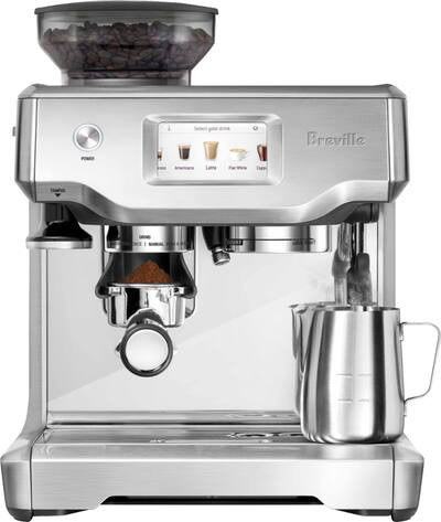Breville - the Barista Touch Espresso Machine with 9 bars of pressure, Milk Frother and integrate... | Best Buy U.S.