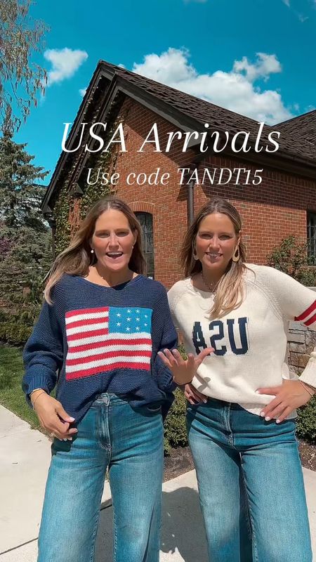 Memorial Day Drop! Celebrate the day with these patriotic looks! Love them all! Wearing size medium sweaters, jeans 30, sweatsuit large, flowy pants medium and shirt medium.

#LTKSaleAlert #LTKMidsize #LTKOver40