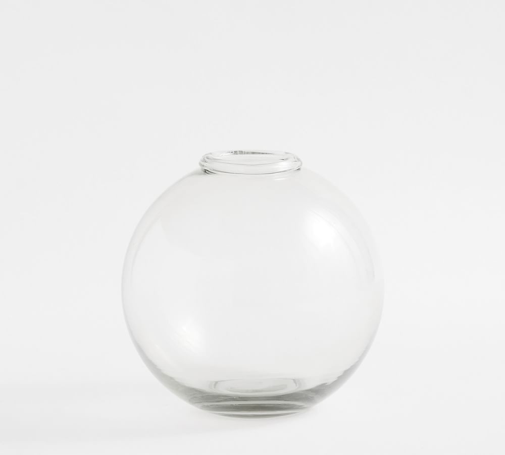 Round Recycled Glass Vases | Pottery Barn (US)