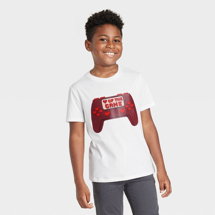 Boys' Valentine's Day Short Sleeve Graphic T-Shirt - Cat & Jack™ | Target