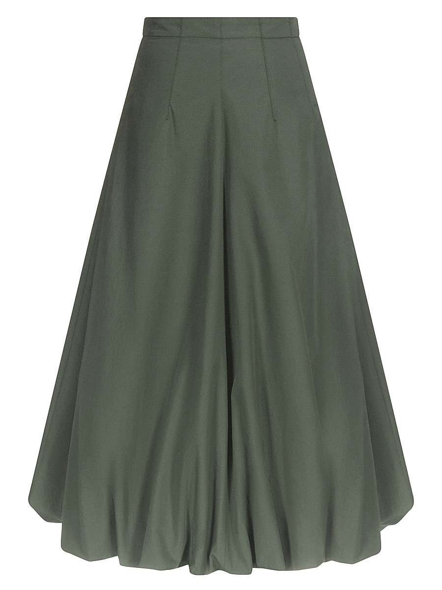 Women's Full Intentions Cotton Bubble Midi-Skirt - Rosin - Size 2 | Saks Fifth Avenue