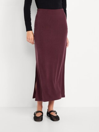 Ribbed Maxi Skirt | Old Navy (US)