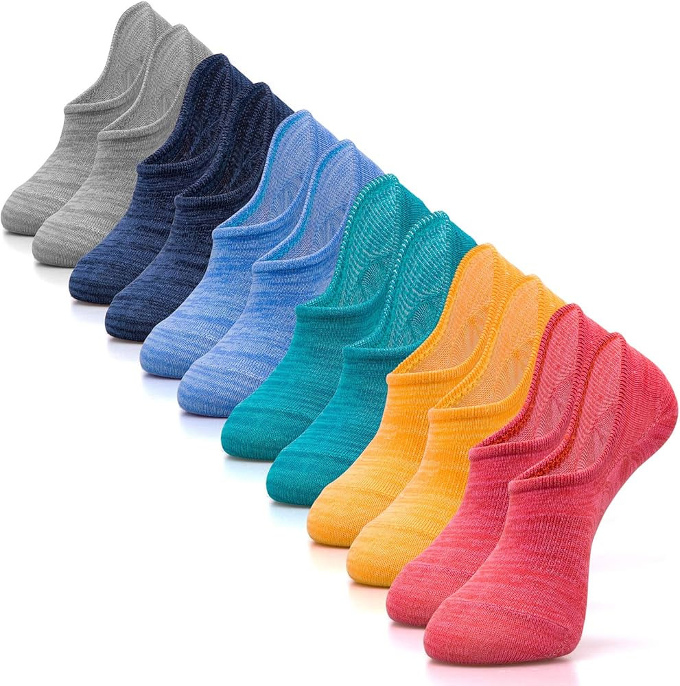 IDEGG No Show Socks Womens and Men Low Cut Ankle Short Anti-slid Athletic Running Novelty Casual ... | Amazon (US)