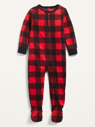 Unisex Matching Printed One-Piece Footie Pajamas for Toddler &#x26; Baby | Old Navy (US)