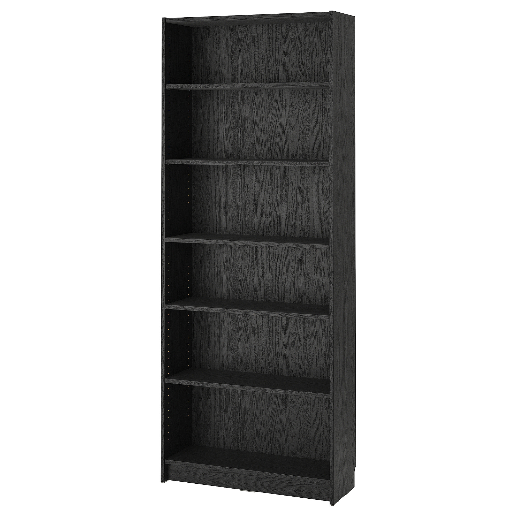 BILLY Bücherregal, schwarz Eichenachbildung, 80x28x202 cm | IKEA (DE)