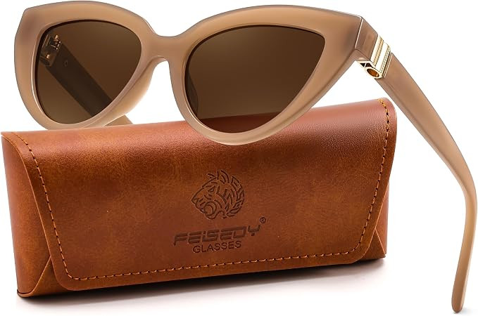 FEISEDY Cat eye Sunglasses with Polarized and UV400 Protection for Women, Retro Stylish for Drivi... | Amazon (US)