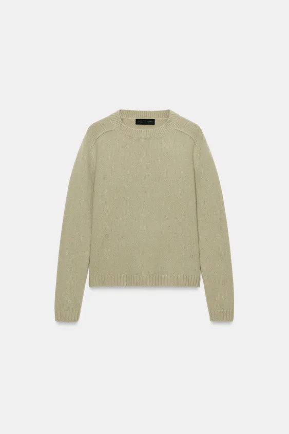 100% WOOL PLAIN JUMPER | Zara DE
