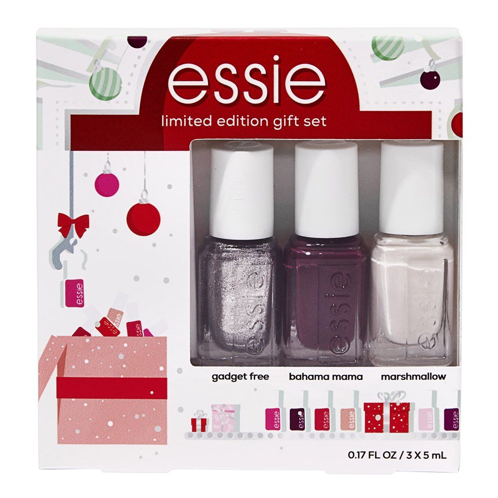 essie holiday nail color 3 piece mini kit, best sellers, holiday 3 piece nail color mini kit, 1 k... | Walmart (US)