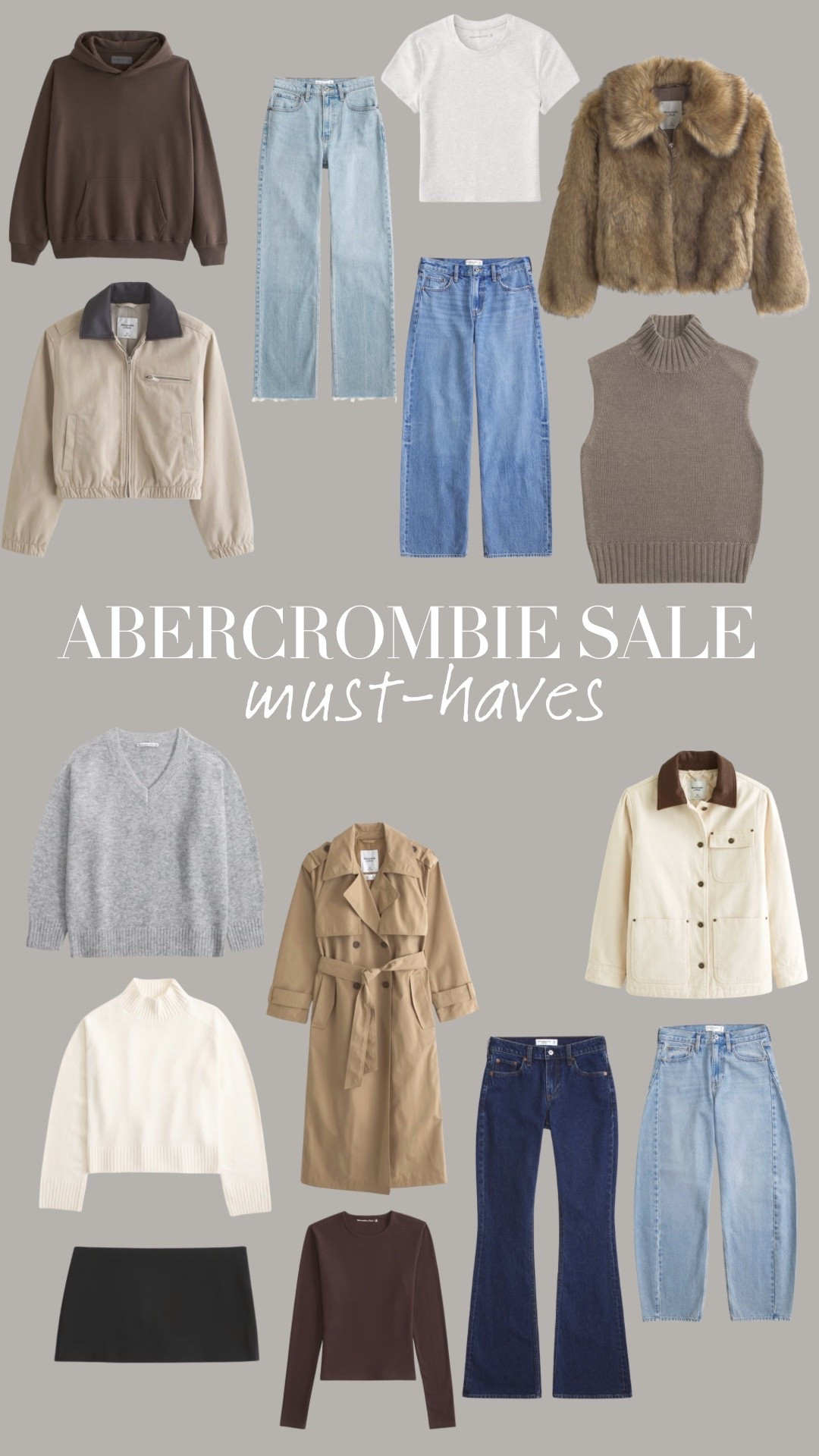 Huge Abercrombie sale for Black Friday! PLUS code CYBERAF for extra 15% off! 

#LTKSaleAlert #LTKGiftGuide #LTKCyberWeek