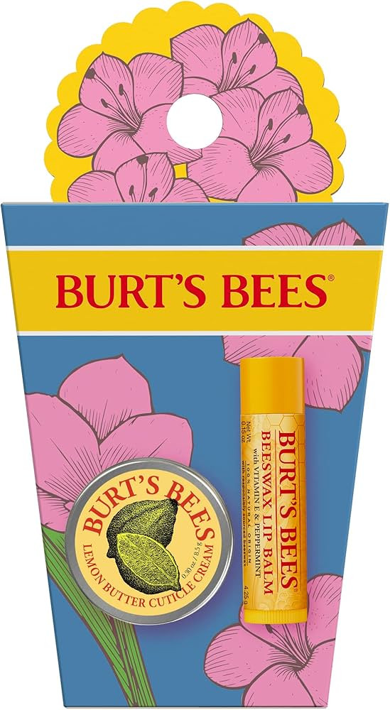 Burt's Bees Easter Basket Stuffers, 2 Moisturizing Self Care Gifts for Her, Spring Surprise Set -... | Amazon (US)