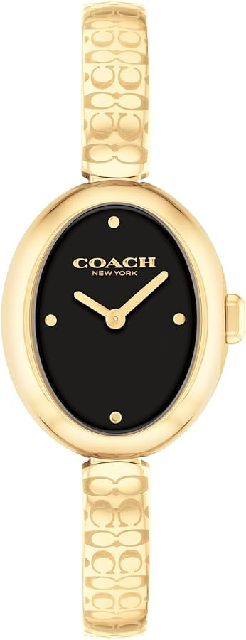 Coach Sammy Women's 2H Quartz Watch - Jewelry-Inspired 22.5mm Bangle Watch - Modern and Elegant E... | Amazon (US)