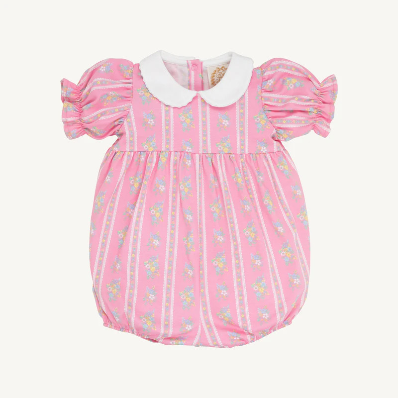 Color
      
      Argonne Forest Flowers (Pink) with Worth Avenue White Collar & Ric Rac | The Beaufort Bonnet Company