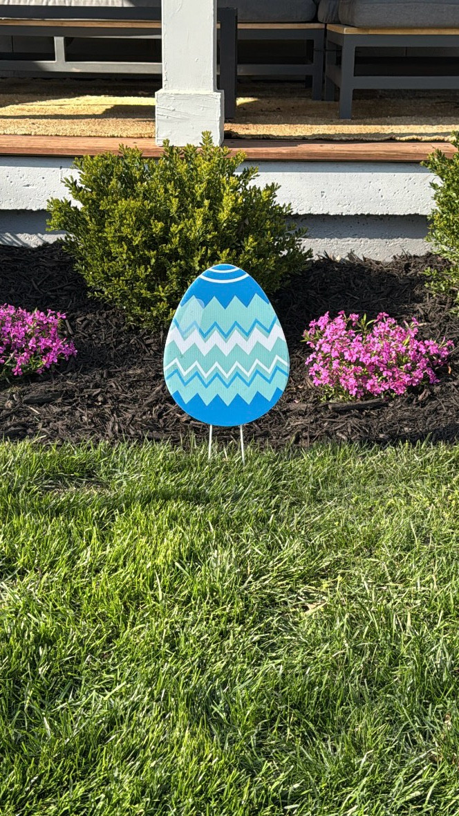 Outdoor Easter Decor 🐣 A bit cheesy — But the kids love it!! 
Our family hosts Easter each year and I’m adding a few more items this year to make our front porch more festive! 

#LTKHome #LTKSeasonal #LTKFindsUnder50