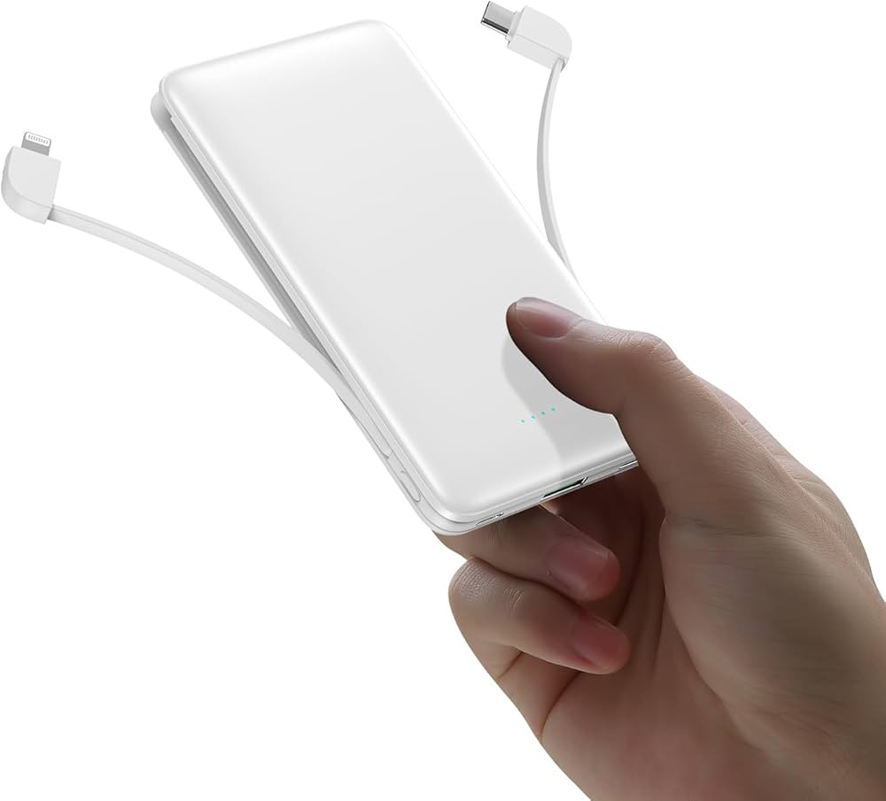 12000mAh Clutch Charger IPhone Power Bank External Battery Pack 22.5W/PD20W Fast Charging With Bu... | Amazon (US)