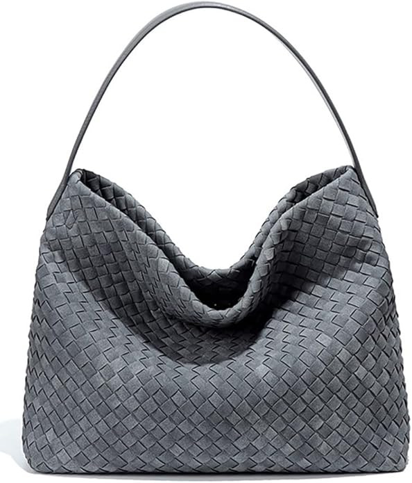 Slouchy Suede Woven Hobo Bags Women Trendy Suede Purse Crossbody Crescent Shoulder Satchel Bag To... | Amazon (CA)