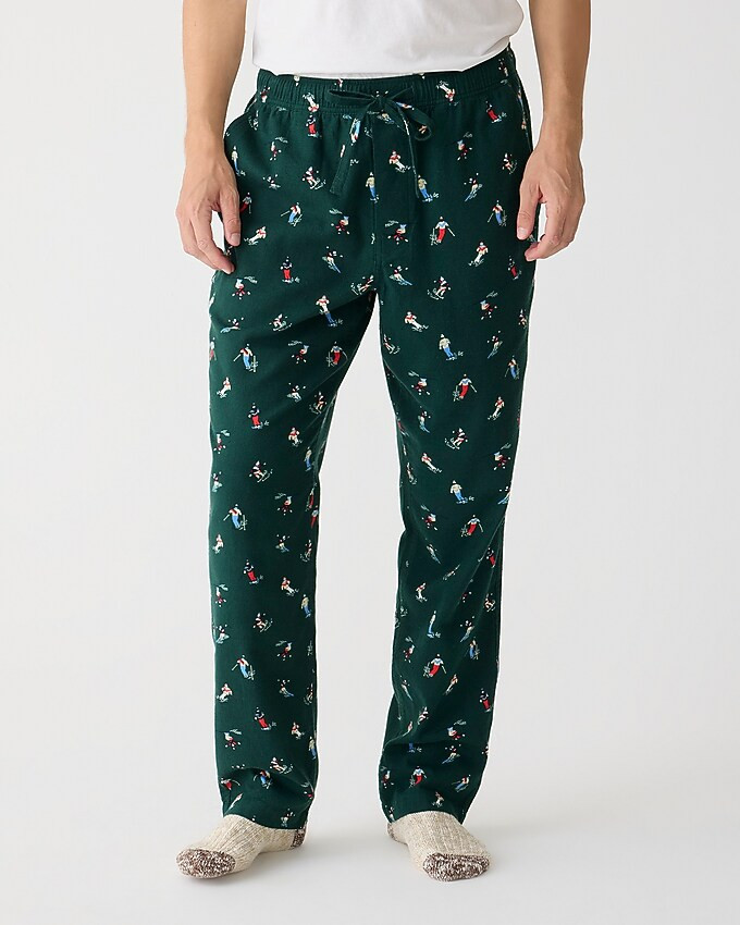 Flannel pajama pant in print | J. Crew US