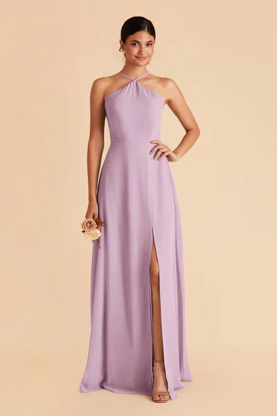 Juliet Chiffon Dress - Lavender | Birdy Grey
