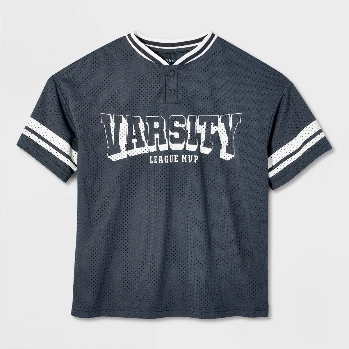 Boys' Mesh Jersey T-Shirt - Cat & Jack\u2122 Charcoal S | Target