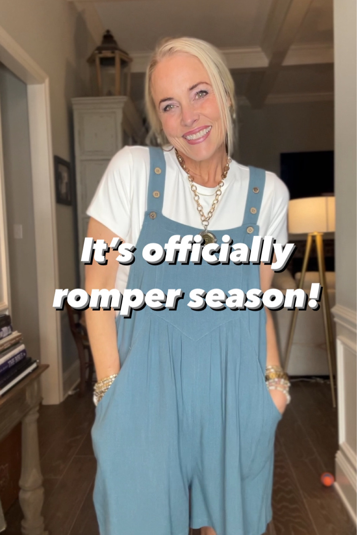 It’s officially romper season, and Caracilia has my heart with these five looks… some short  & some long, and the ways to wear these are endless. I’m in a medium in all of them and a large in the fitted white tee. 

As a reminder for reference, I’m 53, 5’8, 140ish lbs, and typically wear a 6/8/M  

#LTKover40 #LTKSeasonal #LTKsalealert