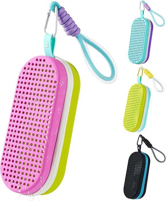 Swim Goggle Case For Swimming Goggles, Easter Gifts for Kids Teens Adults, Silicone Cases with Dr... | Amazon (US)