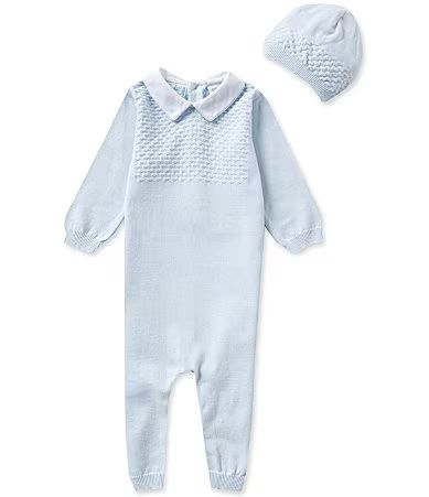 Feltman Brothers Baby Boys Newborn-9 Months Knit Coverall and Hat Set - 6 Months | Dillards