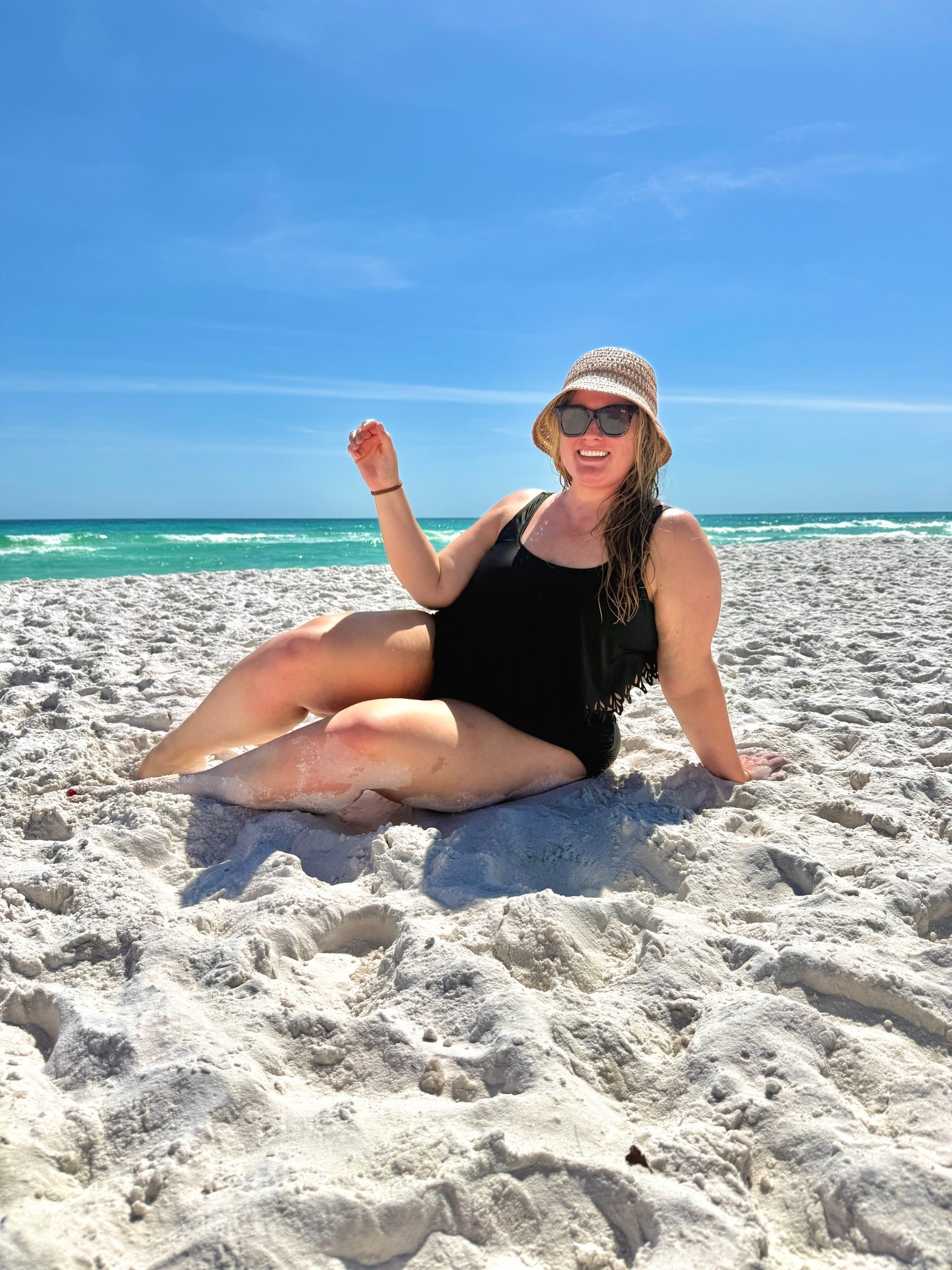 Beach day ☀️🖤

#LTKdayinmylife #LTKSwim #LTKPlusSize