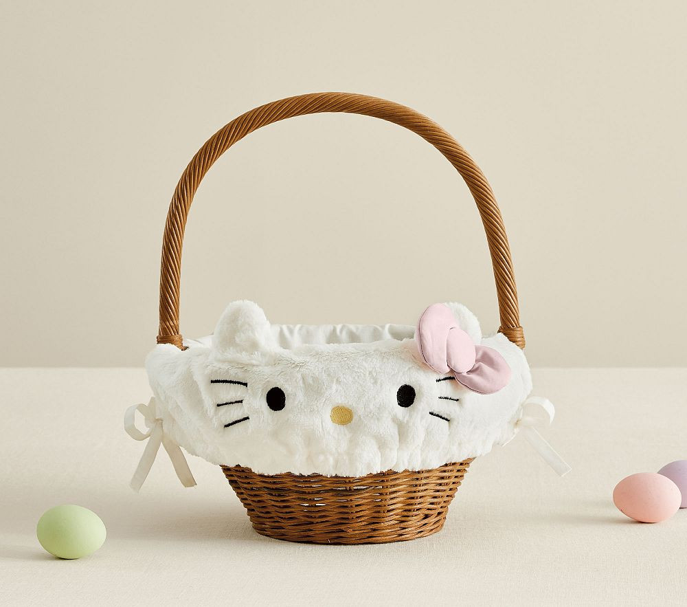 Hello Kitty® Critter Easter Basket Liners | Pottery Barn Kids