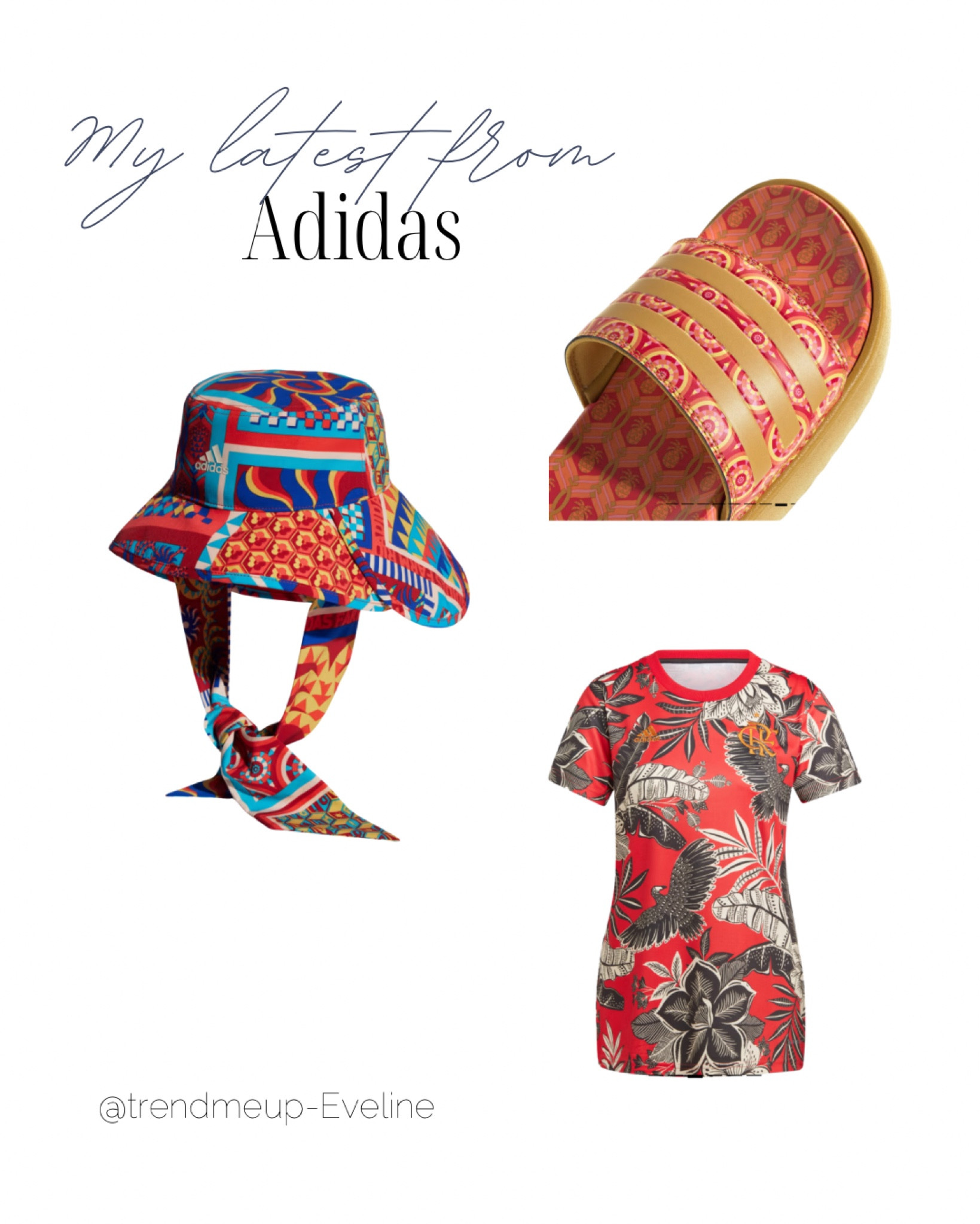 CR FLAMENGO X FARM RIO JERSEY, ADILETTE PLATFORM SLIDES, FARM RIO PRIME BUCKET HAT. 

#LTKActive #LTKSaleAlert #LTKSwim