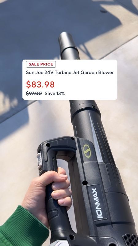 So good! Sandi shared this Sun Joe cordless blower, and I purchased for my patio clean-up! It’s so lightweight yet powerful and still an amazing price 

#LTKSpringSale #LTKVideo #LTKhome