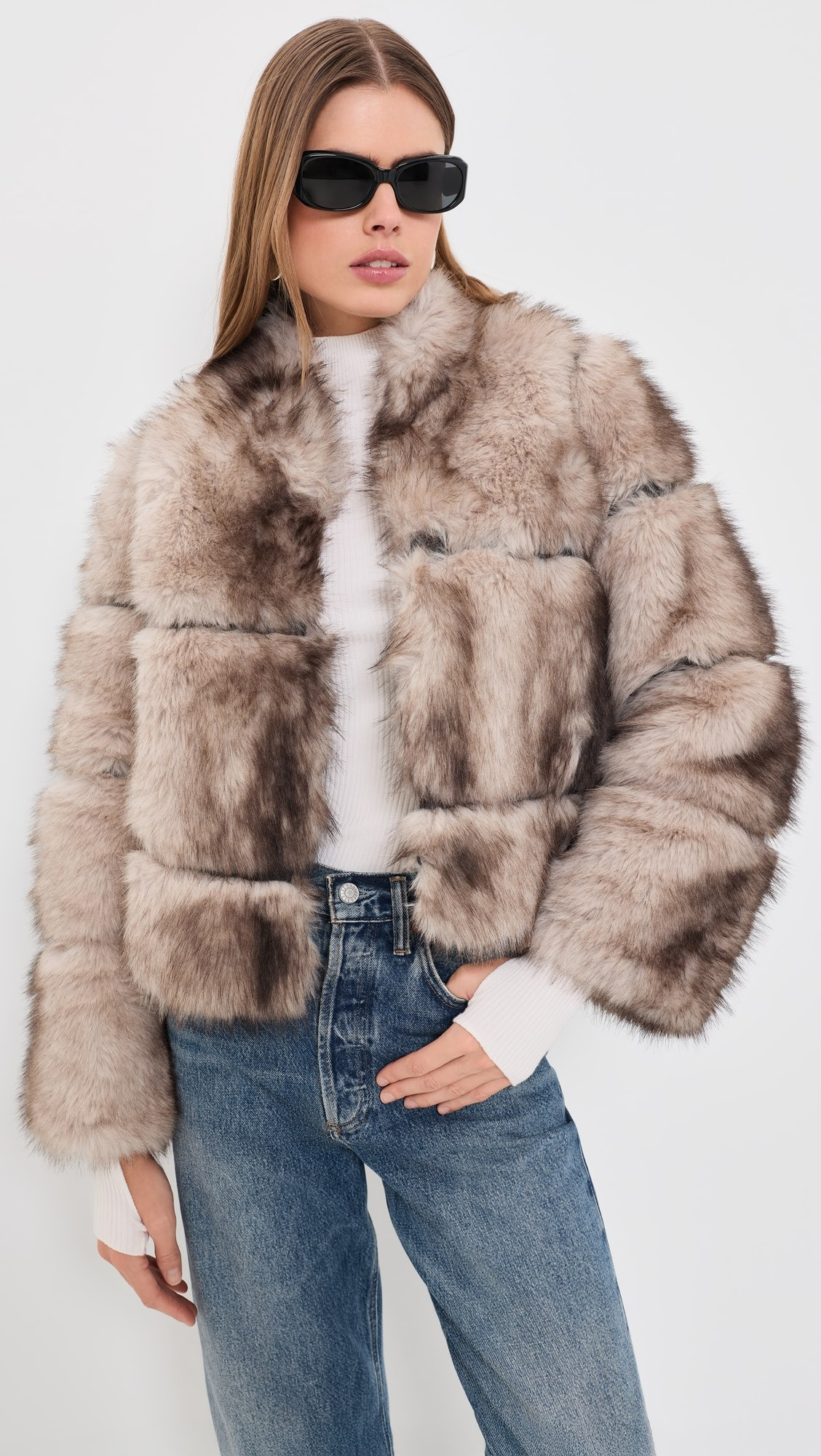 Apparis Sai Faux Mink Coat | Shopbop | Shopbop